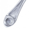 Window Crank With Slot Adapter - Blue Crystal