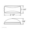 Rectangular Light (Clearance/Marker) - Red Lens