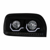 Blackout Projection Headlight With LED Turn Signal & Light Bar For Freightliner Century - Passenger