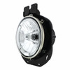 Crystal Headlight With White LED Halo Ring For 1996-2005 Freightliner Century