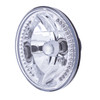 ULTRALIT - 7" Crystal Headlight With 34 White LED Position Light
