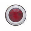 1-1/4" Round Incandescent Utility Light - Red Lens