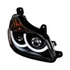 Black Projection Headlight With LED Position Light For 2013-2021 Kenworth T680 - Passenger