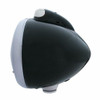 Black Guide 682-C Headlight No Bulb With Dual Mode LED Signal - Clear Lens