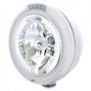 Chrome Classic Headlight H4 With 34 White LED & Signal - Clear Lens