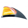 Black Guide 682-C Style Headlight Crystal H4 & Original Style LED Signal - Amber Lens