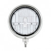 Black Guide Headlight 5 LED Bulb - Chrome