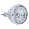 Chrome Guide 682-C Style Headlight Assembly W/Crystal Lens & 34 LEDs Position Light - L/H (Horizontal Mount)