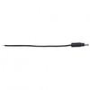 6" Single Lead Wire With .180 Bullet Termination & Stripped End - Black (Bulk)