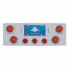 CR Rear Center Panel With 4X 12 LED 4" Reflector Lights & 3X 13 LED 2-1/2" Lights -Red LED & Lens CR Rear Center Panel With 4X 12 LED 4" Reflector Lights & 3X 13 LED 2-1/2" Lights -Red LED & Lens