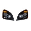 "Blackout" LED Headlight Set For 2008-2017 Freightliner Cascadia (Pair)