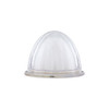 9 LED Dual Function GloLight Watermelon Cab/Auxiliary Light - Amber LED/Clear Lens (Bulk)