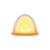 9 LED Dual Function GloLight Watermelon Cab/Auxiliary Light - Amber LED/Clear Lens (Bulk)