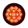 15 LED 2-3/8" Dual Function Harley Signal Light - Red LED/Smoke Lens