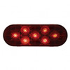 7 LED Oval Light Kit (Stop, Turn & Tail) - Red LED/Red Lens