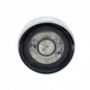 3 High Power LED 1" Light (Clearance/Marker) With Visor - Red LED/Clear Lens