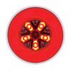 18 LED 4" Round GloLight Kit (Stop, Turn & Tail) - Red LED/Red Lens (Each)