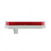 22 LED 6" Oval GloLight With Divider Bar Inner Design (Stop, Turn & Tail) - Red LED/Red Insert (Card)
