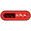22 LED 6" Oval GloLight (Stop, Turn & Tail) - Red LED/Red Lens
