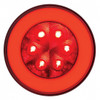 21 LED 4" Round GloLight Kit (Stop, Turn & Tail) - Red LED/Red Lens (Bulk)