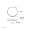 21 LED 4" GloLight (Turn Signal) - Amber LED/Clear Lens