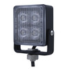 4 High Power LED Square Warning Lighthead - Blue LED (Bulk)