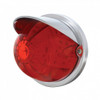 17 LED Watermelon Flush Mount Kit With Visor - Red LED/Red Lens