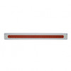 Stainless Light Bracket With 23 SMD LED 17-1/4" Light Bar & Bezel - Red LED/Red Lens