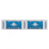 Stainless 2 License Plate Holder With Three 4 LED Reflector Lights - Amber LED/Clear Lens