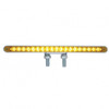 19 LED 12" Reflector Double Face Light Bar - Amber LED/Amber Lens