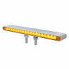 19 LED 12" Reflector Double Face Light Bar - Amber LED/Amber Lens