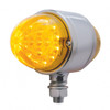 17 LED Dual Function Reflector Double Face Light - Amber LED/Amber Lens