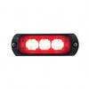 3 LED Mini Warning Light - Red LED (Bulk)