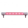 6 LED Stainless Steel Tube Light - Red LED