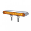 20 LED 6-1/2" Double Face Light Bar - Amber & Red LED/Amber & Red Lens