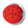 17 LED Watermelon Clear Reflector Flush Mount Kit - Red LED/Red Lens