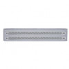 12-3/4" Stainless Light Bracket With Two 19 LED 12" Light Bars - Red LED/Clear Lens