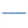 10 LED 9" Dual Function Light Bar - Blue LED/Clear Lens
