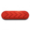 35 LED 6" Oval Sequential Turn Signal Light - Red LED/Red Lens