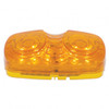 12 LED Rectangular Light (Clearance/Marker) - Amber LED/Amber Lens