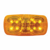 12 LED Rectangular Light (Clearance/Marker) - Amber LED/Amber Lens (Bulk)