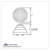 9 LED 2" Round Beehive Light (Clearance/Marker) - Amber LED/Amber Lens