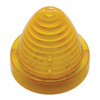 13 LED Beehive Truck-Lite Style Cab Light - Amber LED/Amber Lens (Bulk)