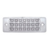 21 LED Rectangular Light (Clearance/Marker) - Amber LED/Clear Lens