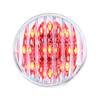 9 LED 2" Round Light (Clearance/Marker) - Red LED/Clear Lens (Bulk)