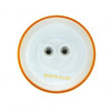 8 LED 2-1/2" Round Reflectorize Light Kit (Clearance/Marker) - Amber LED/Amber Lens