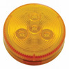 4 LED 2" Round Low Profile Light (Clearance/Marker) - Amber LED/Amber Lens