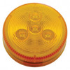 4 LED 2-1/2" Round Low Profile Light Kit (Clearance/Marker) - Amber LED/Amber Lens