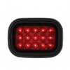 15 LED Rectangular Light Kit (Stop, Turn & Tail) - Red LED/Red Lens