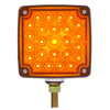 52 LED Single Stud Double Face Turn Signal Light (Driver) - Amber & Red LED/Amber & Red Lens